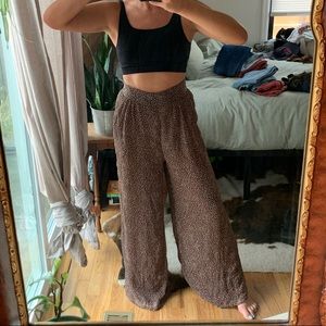 🌟 HM PRINTED FLARE WORK PANTS